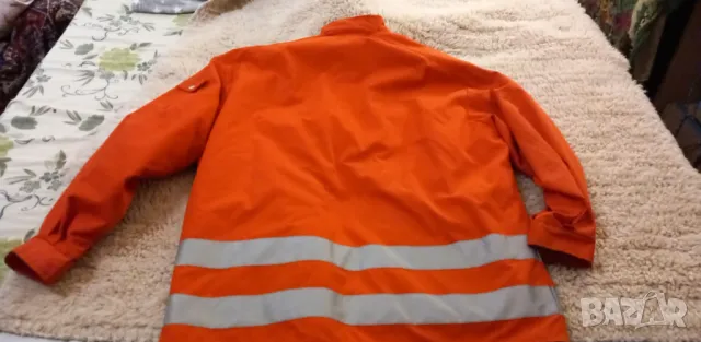 Работно яке с топла подплата и светлоотразителни ленти, шуба, снимка 2 - Якета - 48299615