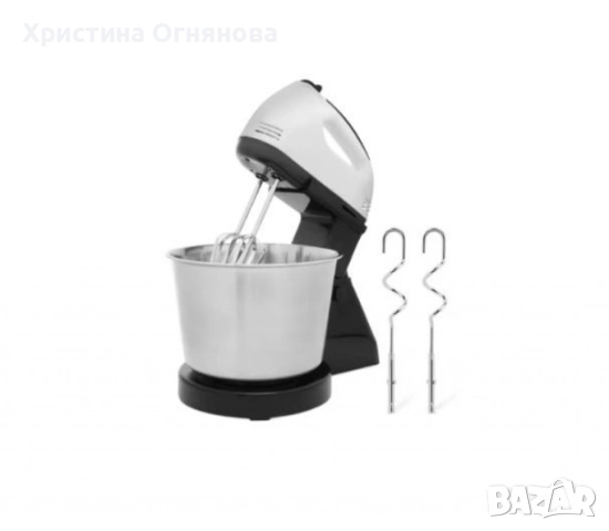 Миксер с купа от неръждаема стомана – 250 W, 2L, 7 скорости, снимка 4 - Миксери - 52975602
