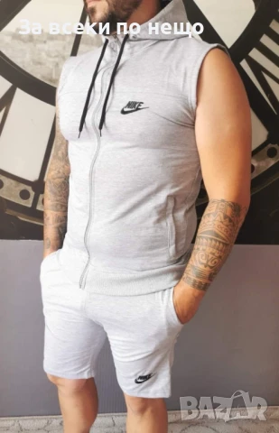 Nike Мъжки Летен Екип👕🩳Мъжки Къс Комплект Найк - 3 Налични Цвята Код B359, снимка 2 - Спортни дрехи, екипи - 50919250