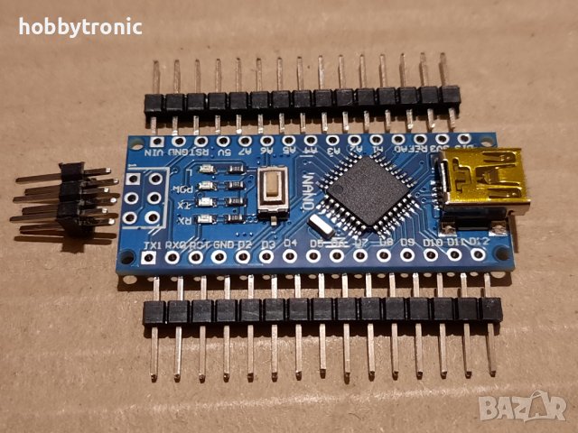 Arduino Nano V3 ATMEGA328P с незапоени рейки , снимка 5 - Друга електроника - 38454369