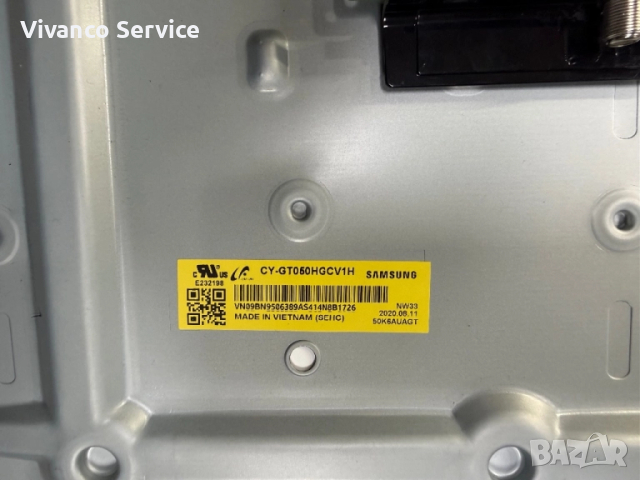 Samsung UE50TU7172U счупена матрица  за части Mainboard, снимка 4 - Части и Платки - 52078229