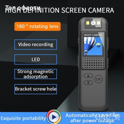 Професионална мини камера модел с множество режими на работа и интуитивен интерфейс HD1080P, снимка 5 - Камери - 42945686