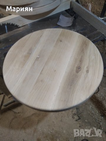 Кръгъл плот масив, снимка 3 - Маси - 39641387