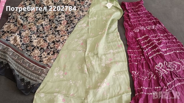 Големи шалове  естествена коприна,шал, снимка 18 - Шалове - 33139391