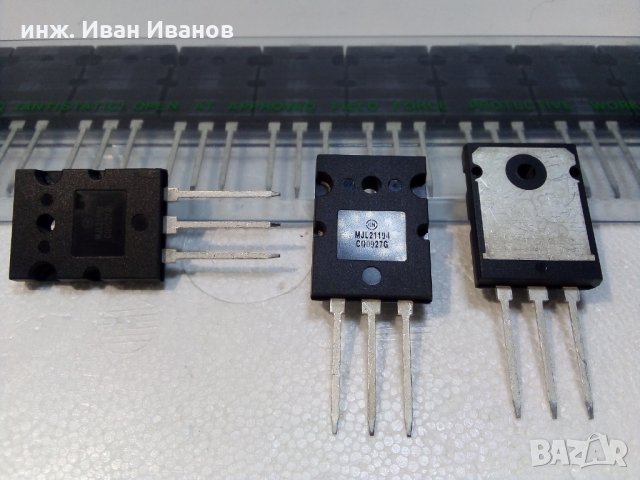 MJL21194 npn 16A, 250V, 200W, корпус TO-264 биполярни аудио транзистори