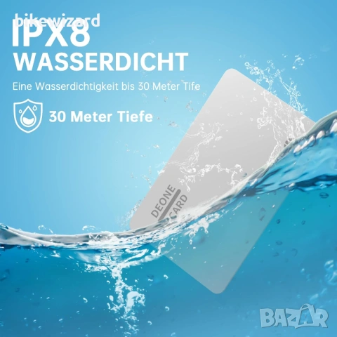 Bluetooth карта за проследяване на портфейл IP68 Водоустойчива НОВА, снимка 3 - Друга електроника - 53180108