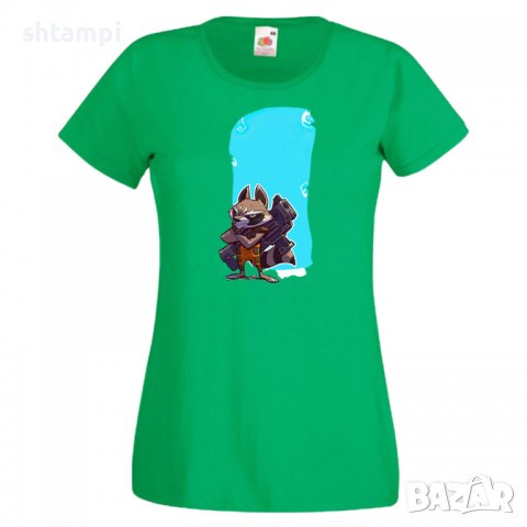 Дамска тениска Marvel Rocket Racoon 1 Игра,Изненада,Подарък,Геймър,