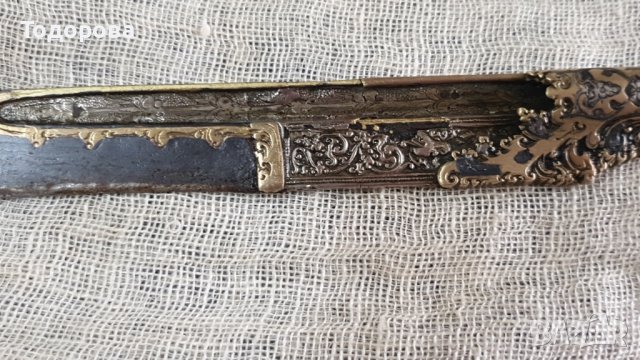Старинен нож "Piha kaetta" - ХVIII- ти век, снимка 6 - Антикварни и старинни предмети - 43341038
