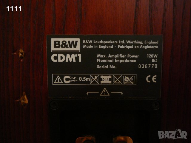 B&W  CDM 1  / 2 BR, снимка 9 - Ресийвъри, усилватели, смесителни пултове - 37860634