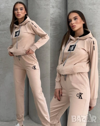 памучни дамски екипи calvin klein jeans guess , снимка 12 - Спортни екипи - 51259131