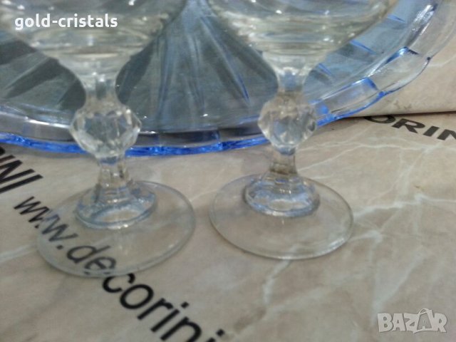  Ретро сватбени чаши, снимка 8 - Антикварни и старинни предмети - 26616571