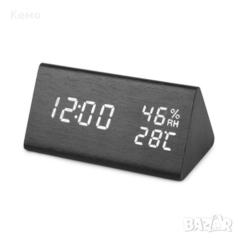 Настолен дървен лед часовник, снимка 10 - Други - 23810658