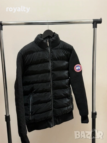 Черно Мъжко Зимно Яке , снимка 2 - Якета - 52814762