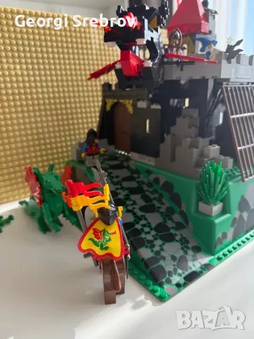 LEGO 6082 Fire Breathing Fortress (1993) замък на Драконовите рицари!, снимка 6 - Конструктори - 49450934