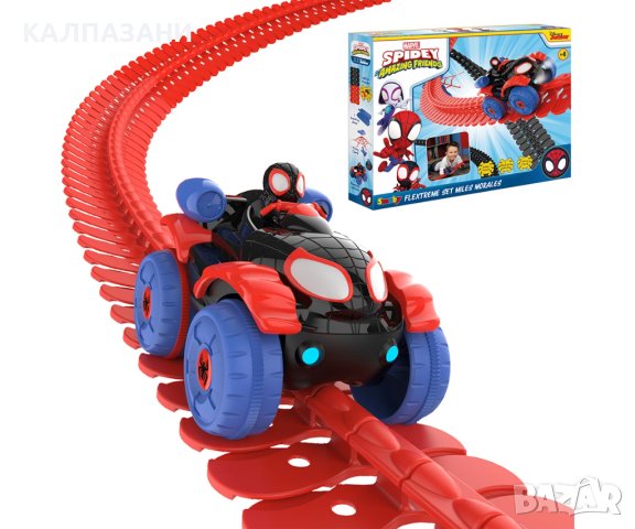 Smoby Spidey - игрален комплект FleXtreme Morales 760080926, снимка 2 - Коли, камиони, мотори, писти - 43199808