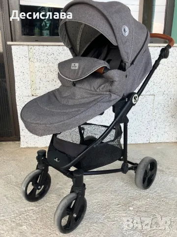 Lorelli Premium комбинирана количка 3в1 Crista black, снимка 2 - Детски колички - 49291394