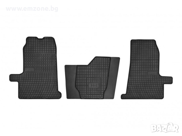 Комплект Гумени Стелки 3 части Frogum за FORD TRANSIT III 2000 - 2013/Custom 2012+, снимка 2 - Аксесоари и консумативи - 52845636