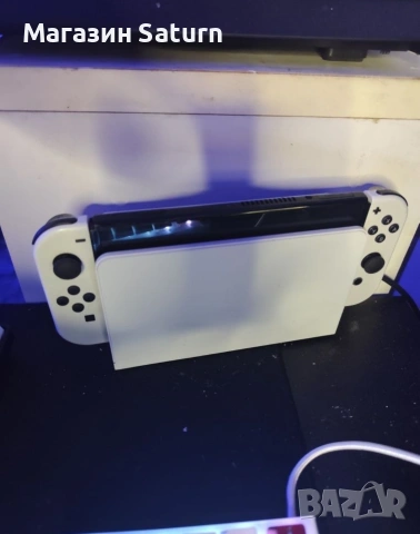 Nintendo switch oled с две игри и една година гаранция, снимка 7 - Nintendo конзоли - 53348478