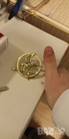 🏹 🕊️ The Hunger Games Брошка - лого на игрите на глада - сойка присмехулка, снимка 14 - Други - 43941893
