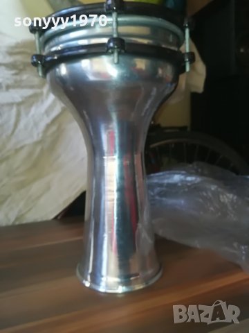 НОВА тарамбука сиво и бяло-внос сирия-30х20см, снимка 6 - Ударни инструменти - 28408423