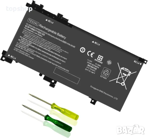 Батерия за лаптоп WAKEACH TE03XL/TEO3XL за HP Pavilion 15, Omen 15, 11.55V/ 61.6Wh
