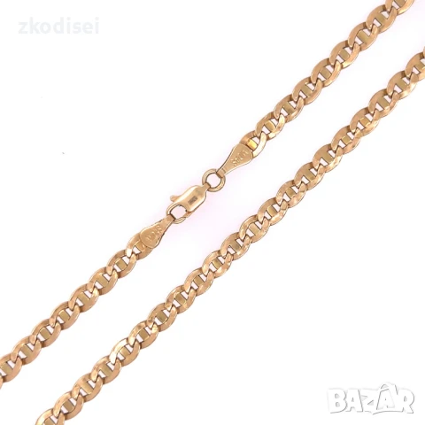 Златен синджир 10,90гр. 62,5см. 14кр. проба:585 модел:27036-1, снимка 1
