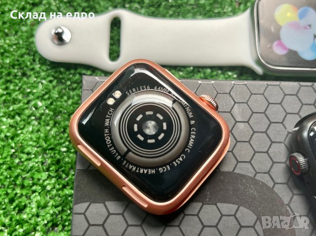 2023 Умен Smart Часовник Гривна Apple Watch Series 6 44mm iWatch, снимка 4 - Смарт гривни - 33010224