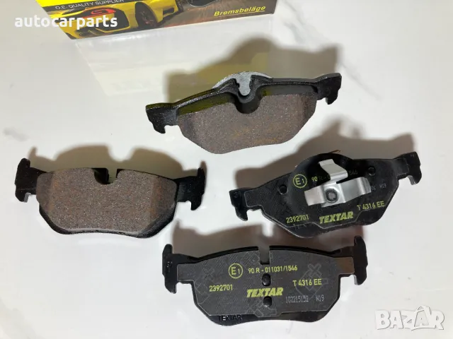 Спирачни накладки TEXTAR за БМВ Серия 1, Серия 3 и X1 / BMW 1 E81, E87, 3 E90, E92, X1, снимка 2 - Части - 48317139