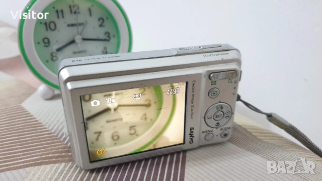 фотоапарат Sanyo Vpc E10ex   10МРх, снимка 4 - Фотоапарати - 51513394