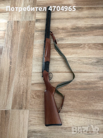 Продавам ловна пушка 12/76 надцевка с калъф, ремък и каса