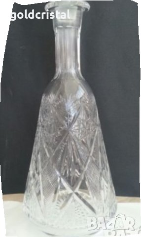 Руски кристални чаши с гарафа , снимка 11 - Антикварни и старинни предмети - 35858544