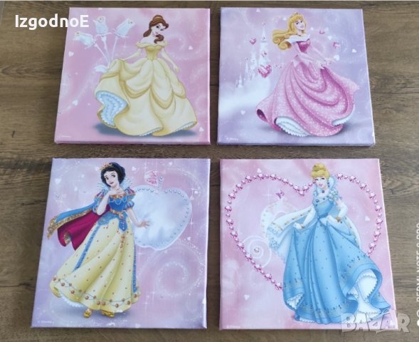 Оригинални картини с Дисни принцесите