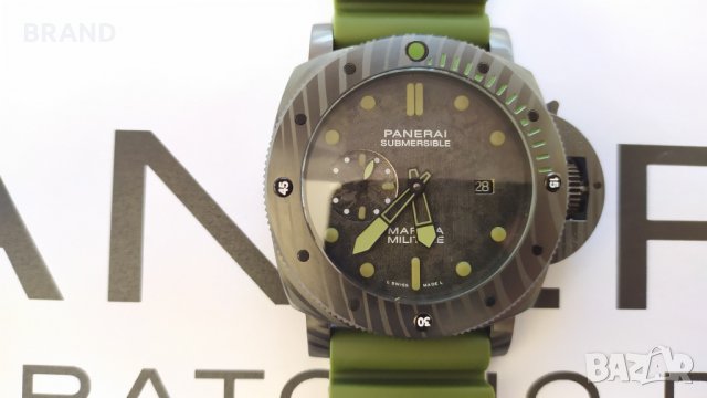 Panerai SUBMERSIBLE Marina Militare CARBOTECH™ 47MM клас 5A+, снимка 15 - Мъжки - 28262487