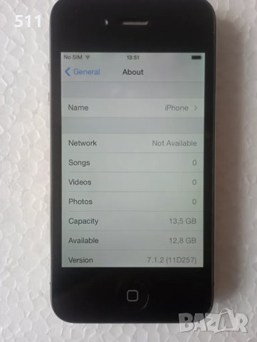 iPhone 4 A1332 16GB, снимка 4 - Apple iPhone - 48418004
