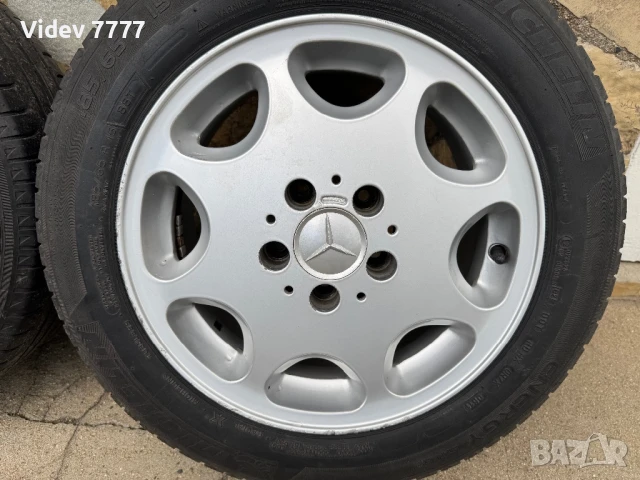 Оригинални алуминиеви джанти за Mercedes 15” 5x112 / W210 / E-Class / Мерцедес, снимка 6 - Гуми и джанти - 50963766