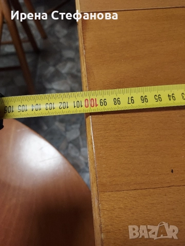 Трапезна маса от масив със шест стола, снимка 7 - Маси - 52678440