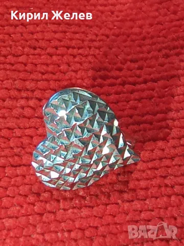 РОМАНТИЧНА СЪРЦЕВИДНА СРЕБЪРНА ОБЕЦА СРЕБРО 925 ФИНА МАЙСТОРСКА РЪЧНА АРТ ИЗРАБОТКА 46810, снимка 11 - Обеци - 46423778