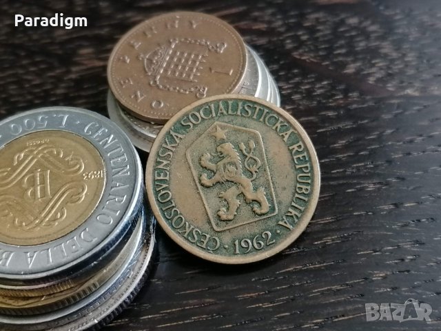 Монета - Чехословакия - 1 крона | 1962г., снимка 2 - Нумизматика и бонистика - 32325259