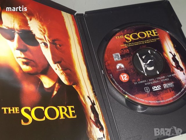 ДВД Колекция Бг.суб The Score, снимка 2 - DVD филми - 35366913