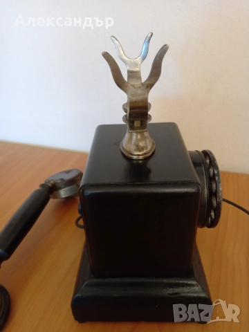 Български ретро телефон, снимка 7 - Антикварни и старинни предмети - 52412498