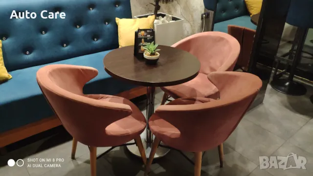 Продаваме запазени столове от заведение(Цена на стол 100.00лв имаме 20бр )(Цена на маса 160лв., снимка 3 - Маси - 47345941