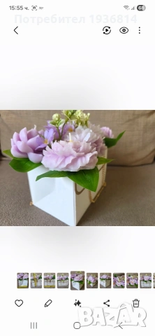 Ароматна ръчно изготвена свещ, снимка 6 - Декорация за дома - 53383184