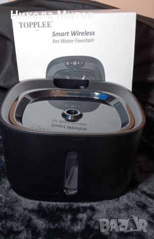 Безжичен фонтан за домашни любимци за пиене на вода, снимка 2 - Други стоки за животни - 52346191