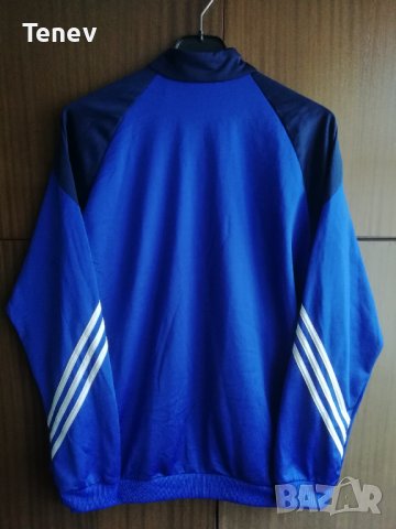 Adidas оригинално синьо горнище анцуг Адидас размер L, снимка 2 - Спортни дрехи, екипи - 43212906