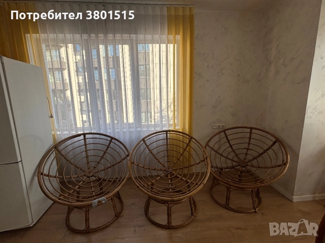 Кресло от бамбук, снимка 3 - Столове - 51531589