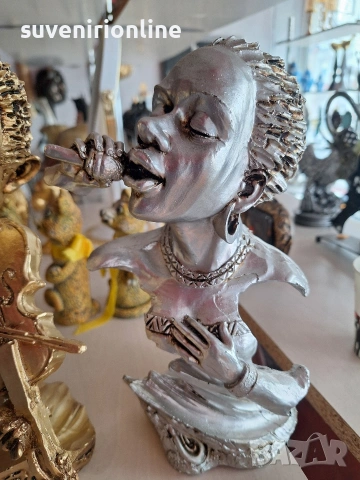 Декоративна статуетка музикант, снимка 7 - Статуетки - 39174578