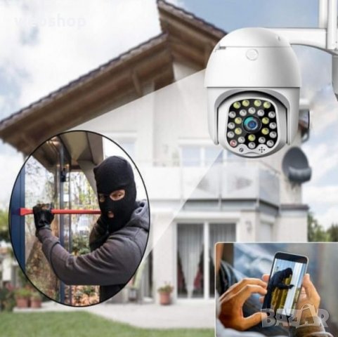 Външна водоустойчива 23 LED WiFi Full HD 2.0MP въртяща камера в HD камери в  гр. Варна - ID35619148 — Bazar.bg