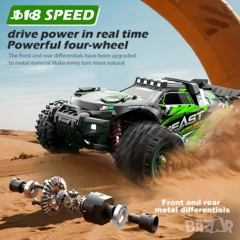 ZNLYRION 4WD RC CAR КОЛА с дистанционно, снимка 4 - Коли, камиони, мотори, писти - 52691980