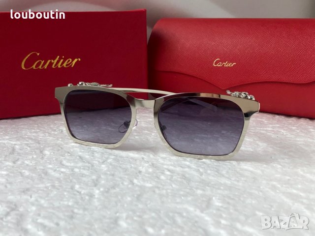 Cartier 2021 дамски слънчеви очила тип котка, снимка 9 - Слънчеви и диоптрични очила - 34665094