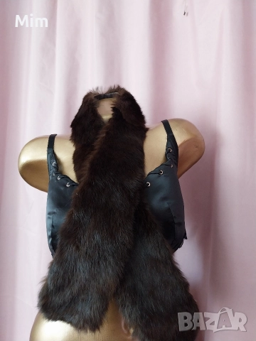 Дамски,зимни кожени шалове и яки, снимка 11 - Шалове - 52591974